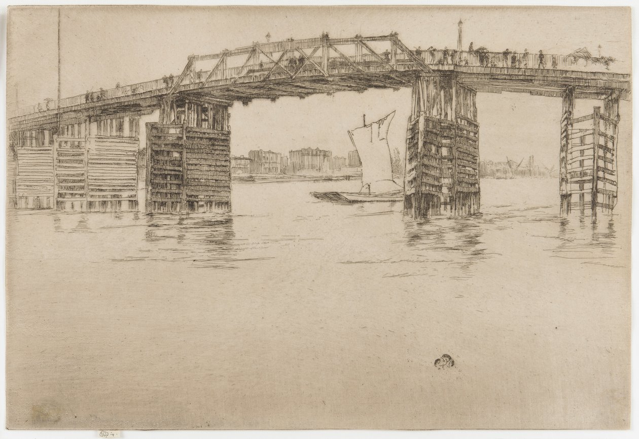 Starý most Battersea od James Abbott McNeill Whistler