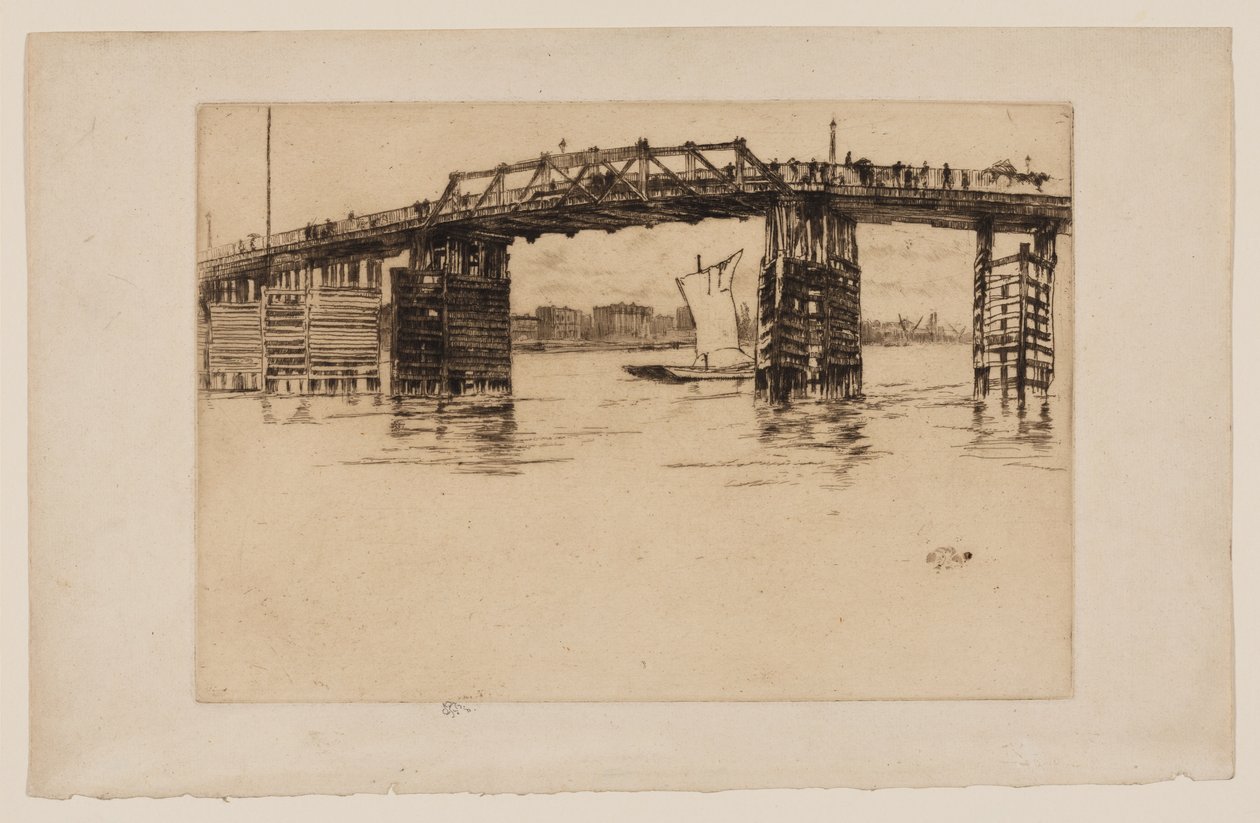 Starý most Battersea od James Abbott McNeill Whistler