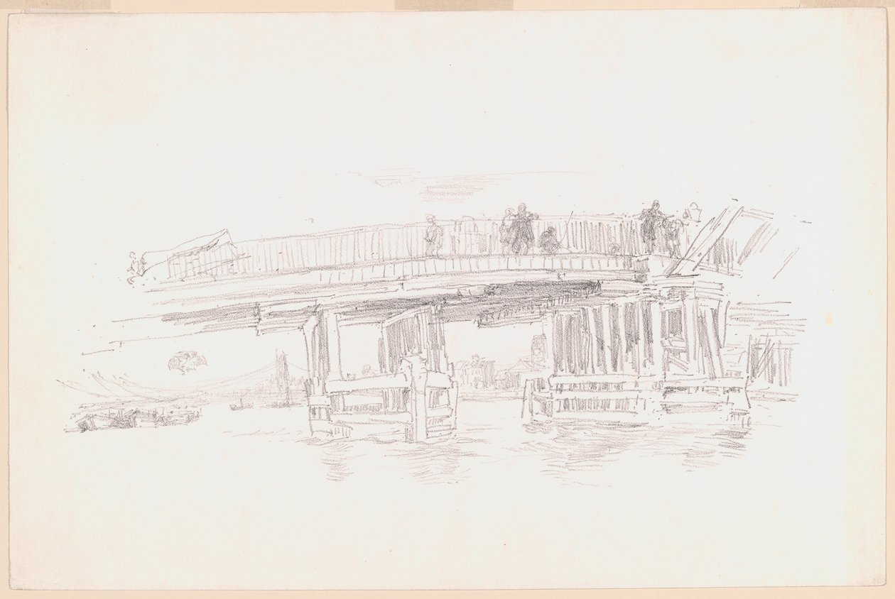 Starý most Battersea od James Abbott McNeill Whistler