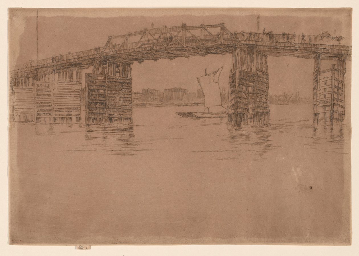 Starý most Battersea od James Abbott McNeill Whistler