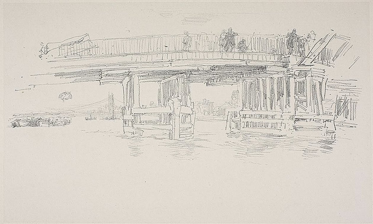 Starý most Battersea od James Abbott McNeill Whistler