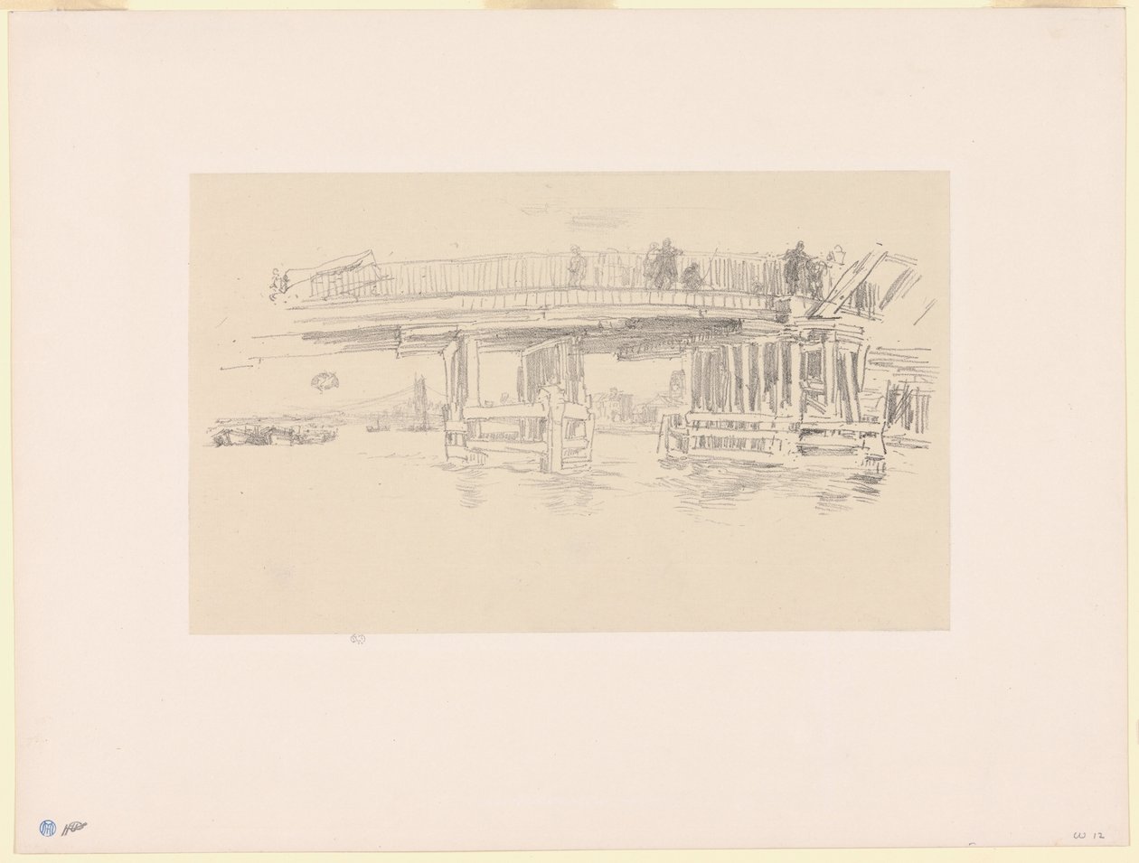 Starý most Battersea od James Abbott McNeill Whistler