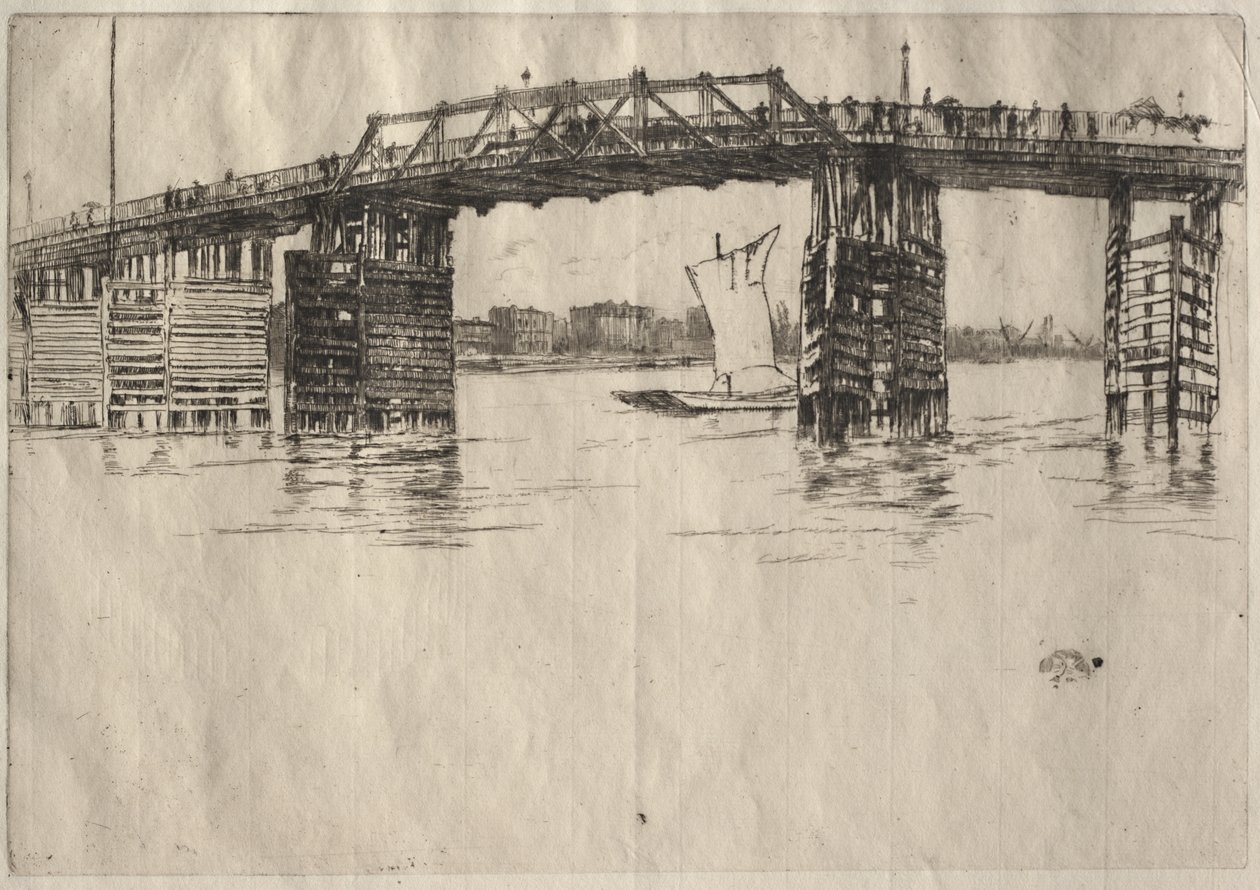Starý most v Battersea od James McNeill Whistler