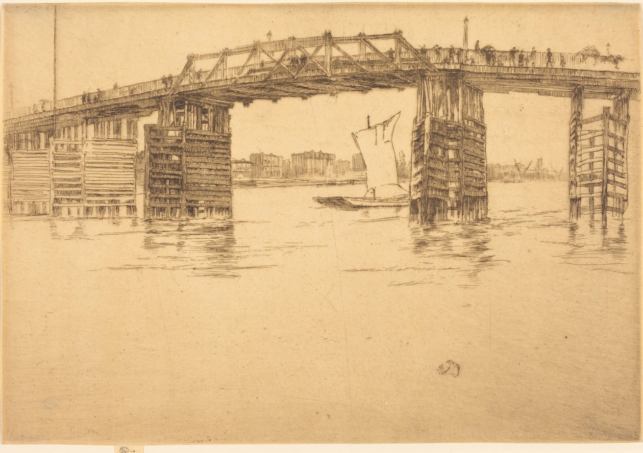 Starý most v Battersea od James McNeill Whistler