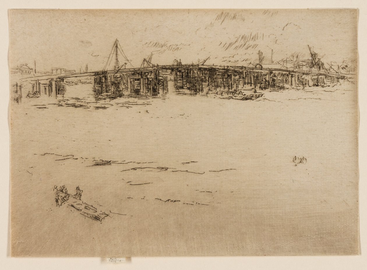 Starý most Battersea, č. 2 od James Abbott McNeill Whistler