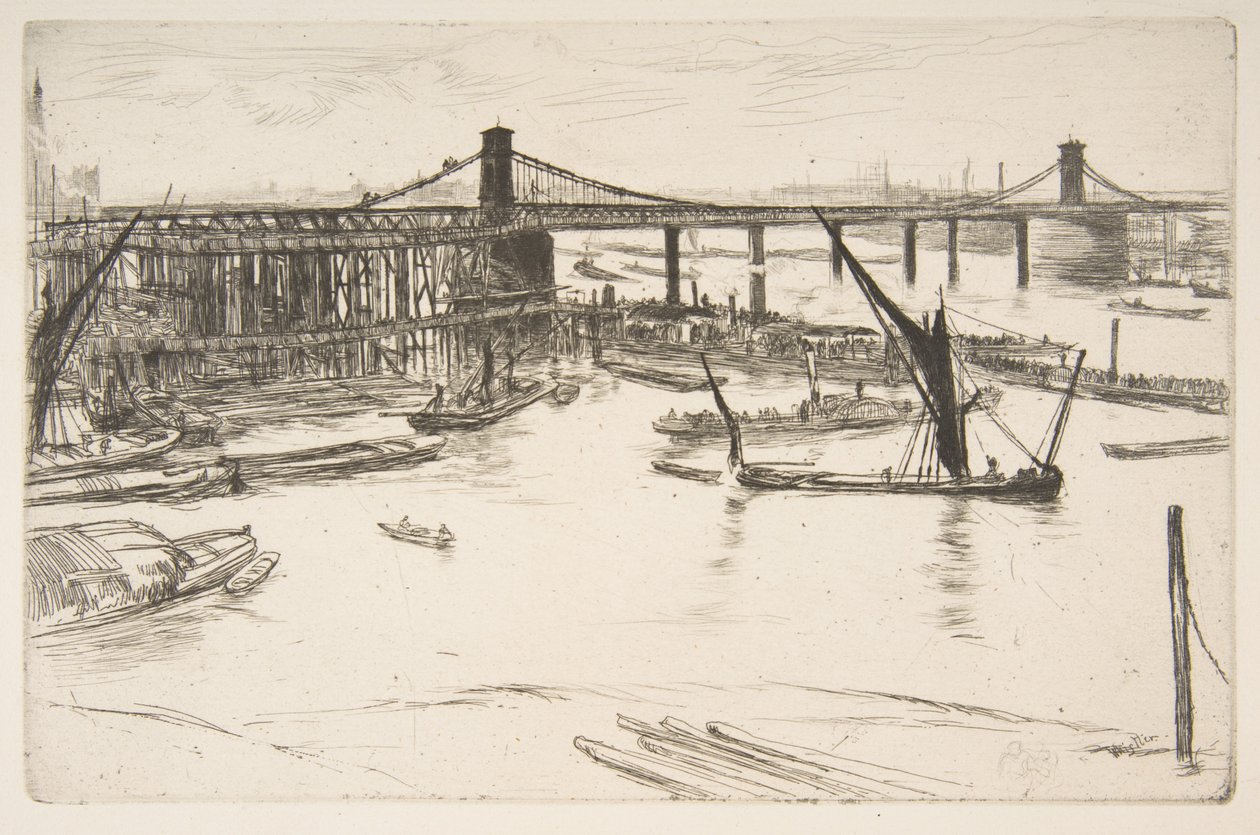 Starý Hungerfordský most od James McNeill Whistler
