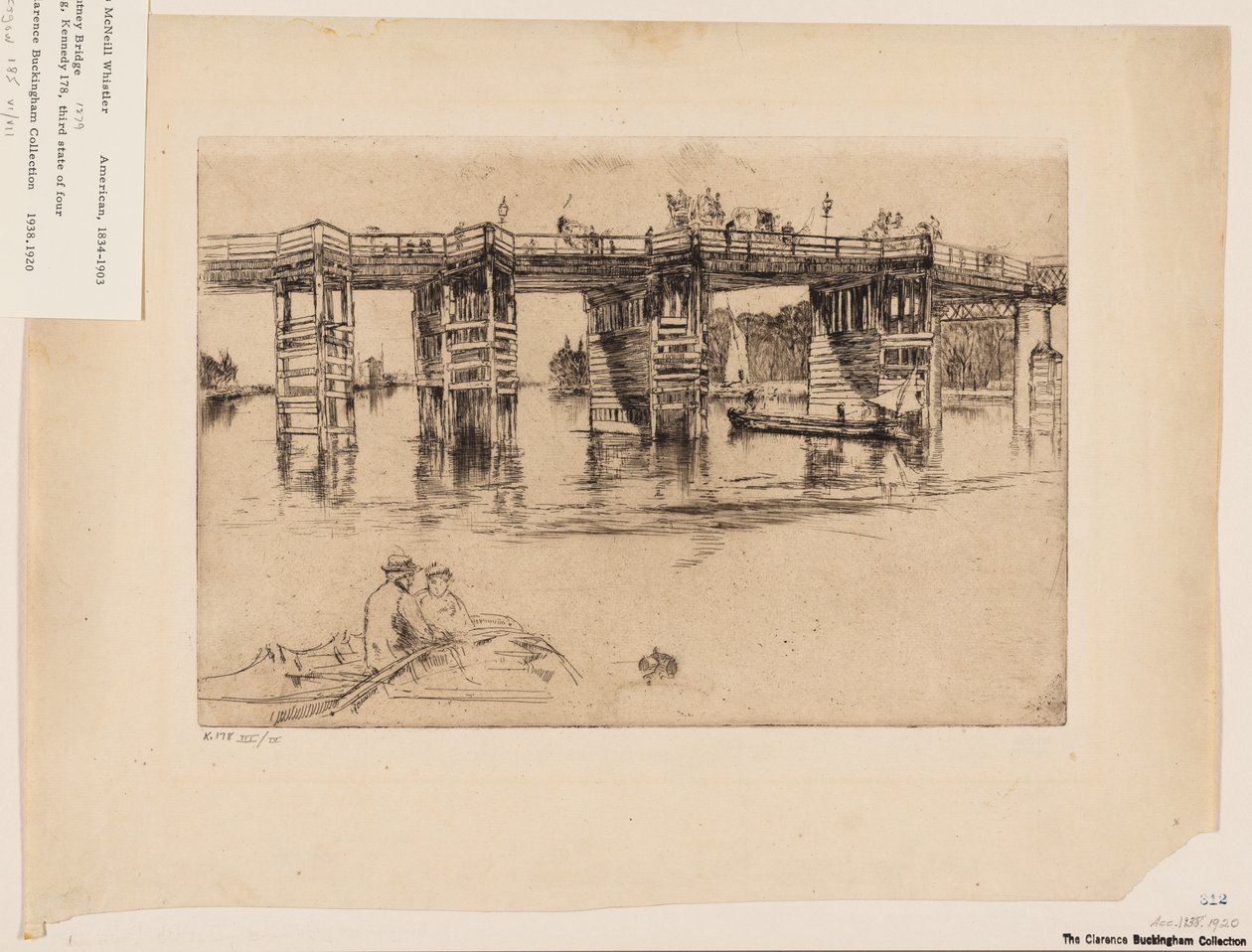 Starý most Putney od James Abbott McNeill Whistler
