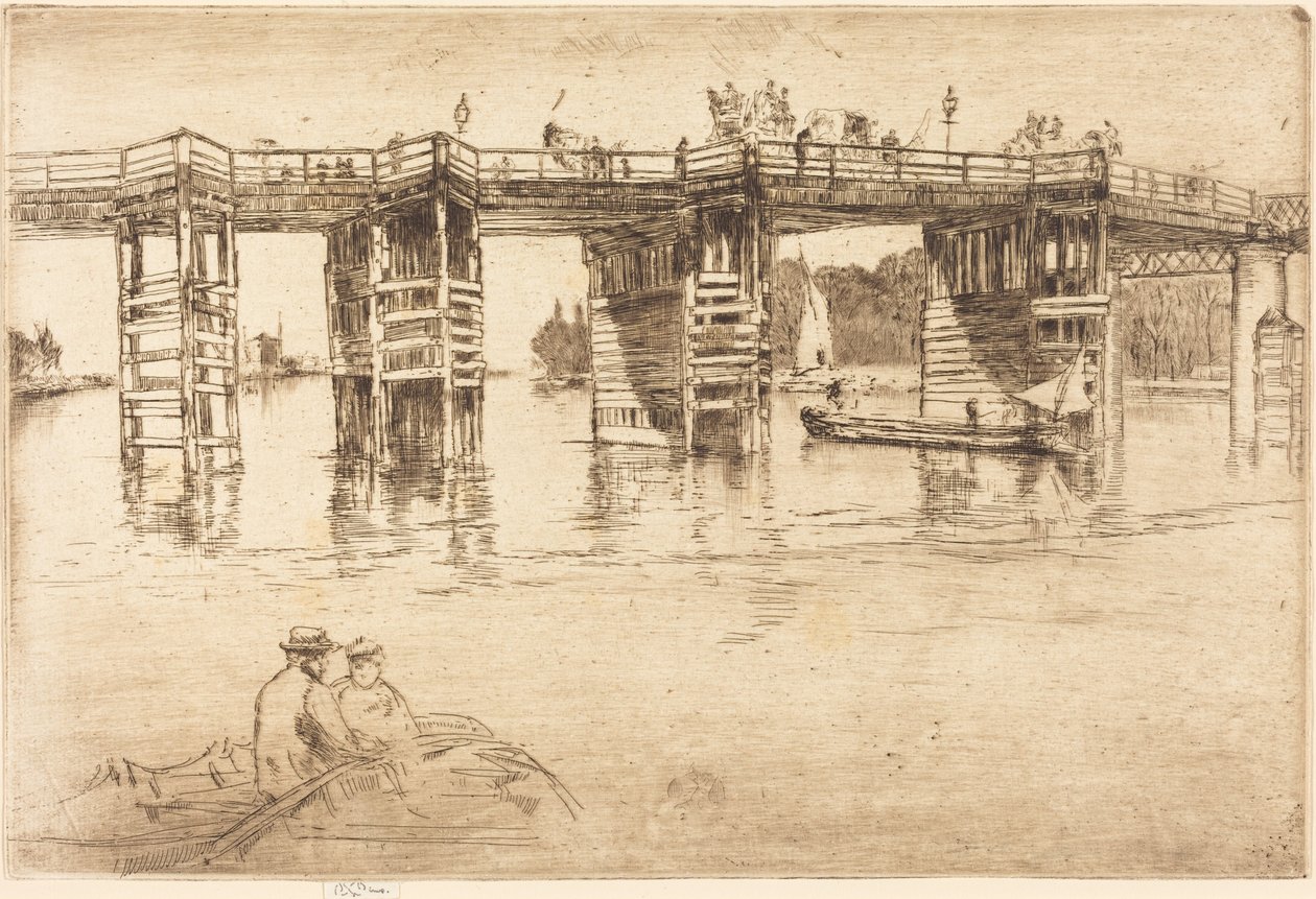 Starý most v Putney od James McNeill Whistler