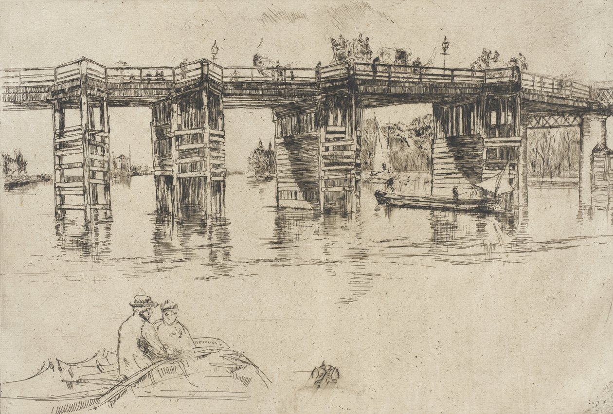 Starý most v Putney od James McNeill Whistler