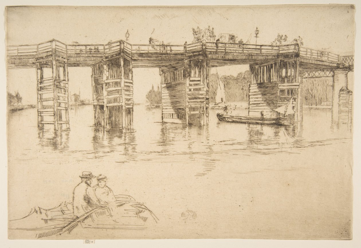 Starý most Putney od James McNeill Whistler