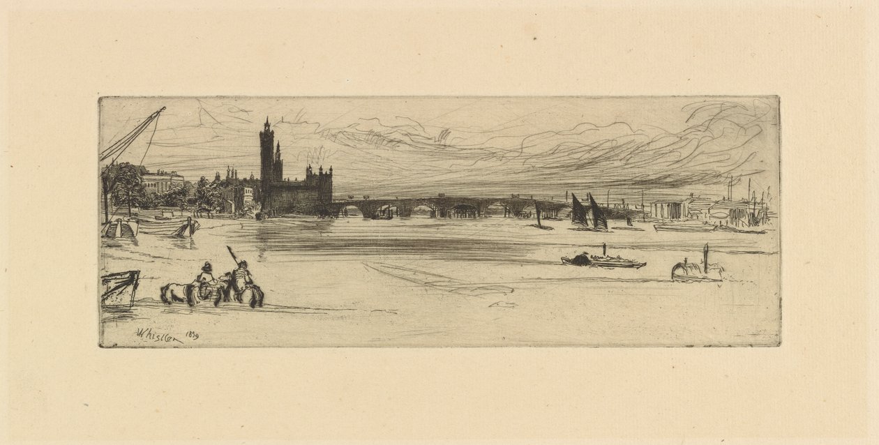 Starý Westminsterský most od James Abbott McNeill Whistler