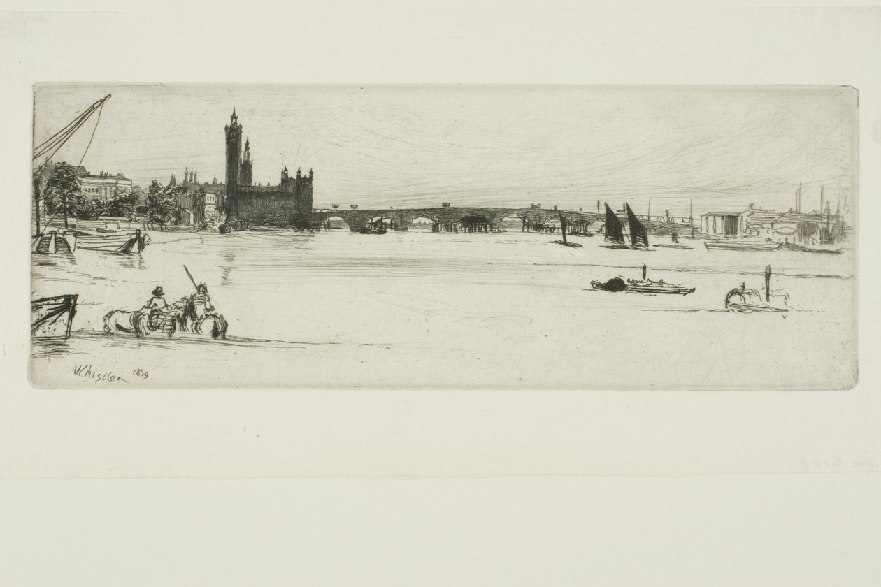 Starý Westminsterský most od James Abbott McNeill Whistler