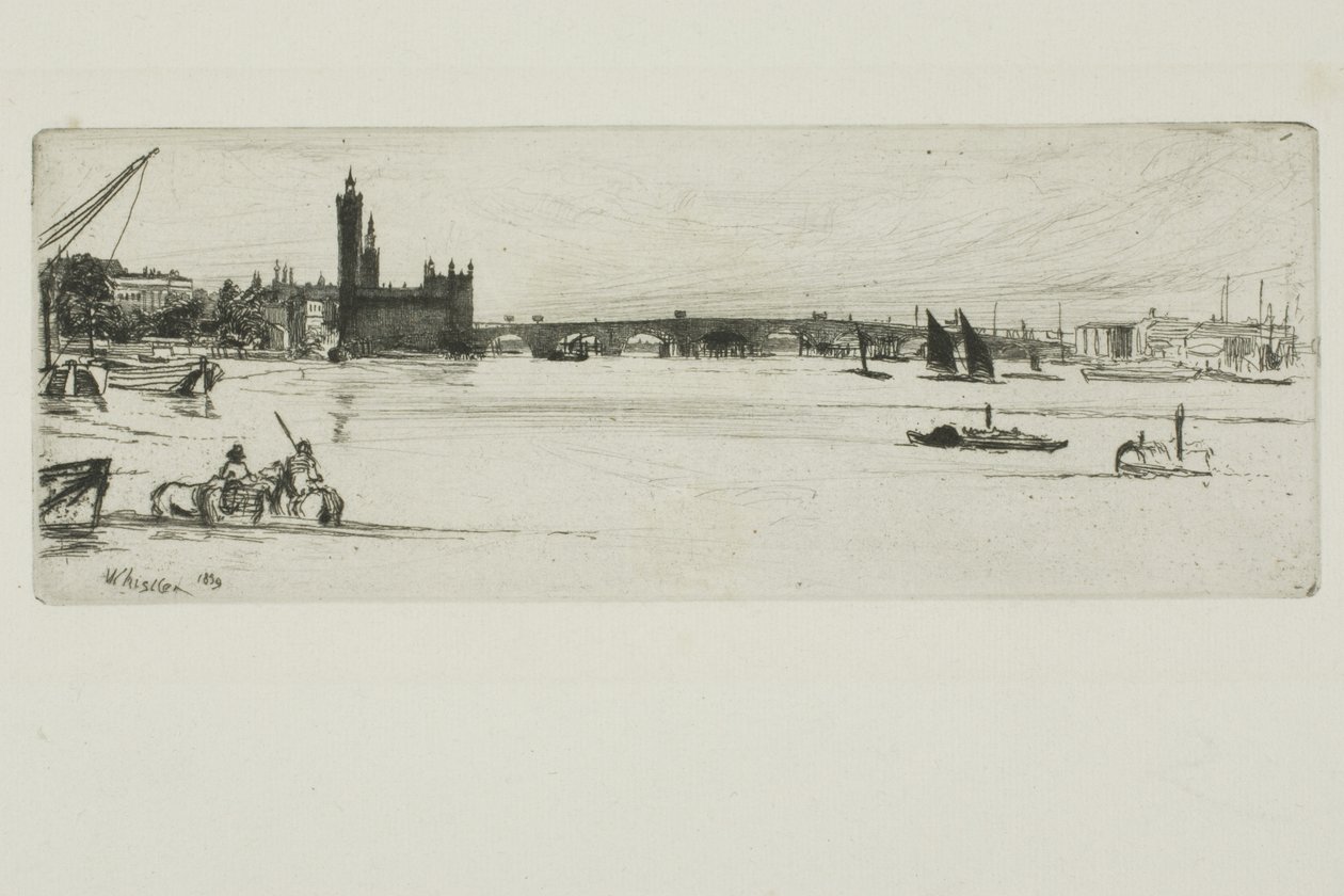 Starý Westminsterský most od James Abbott McNeill Whistler