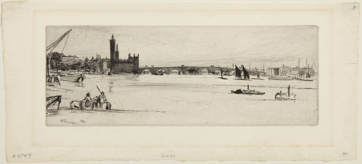 Starý Westminsterský most od James McNeill Whistler