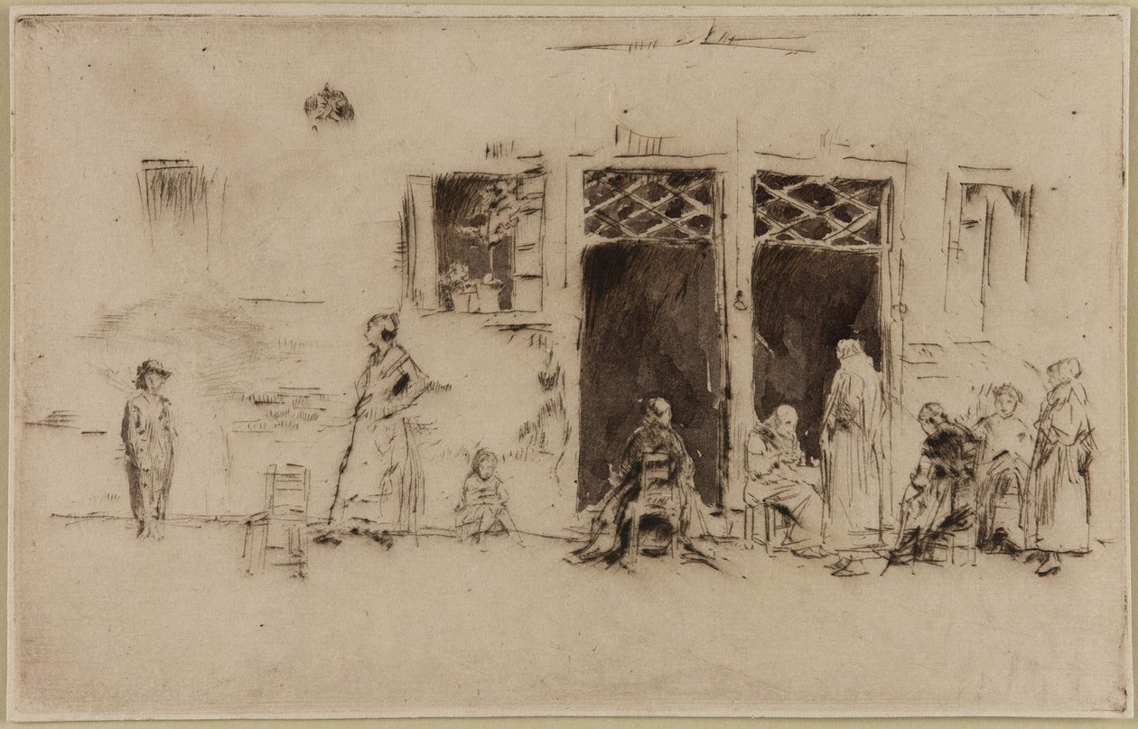 Stará žena od James Abbott McNeill Whistler