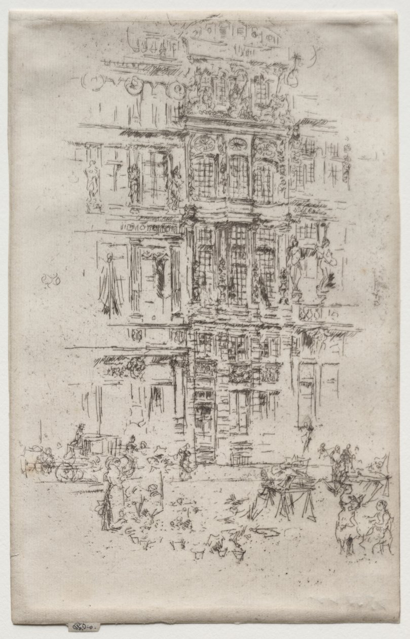 Paláce, Brusel od James McNeill Whistler