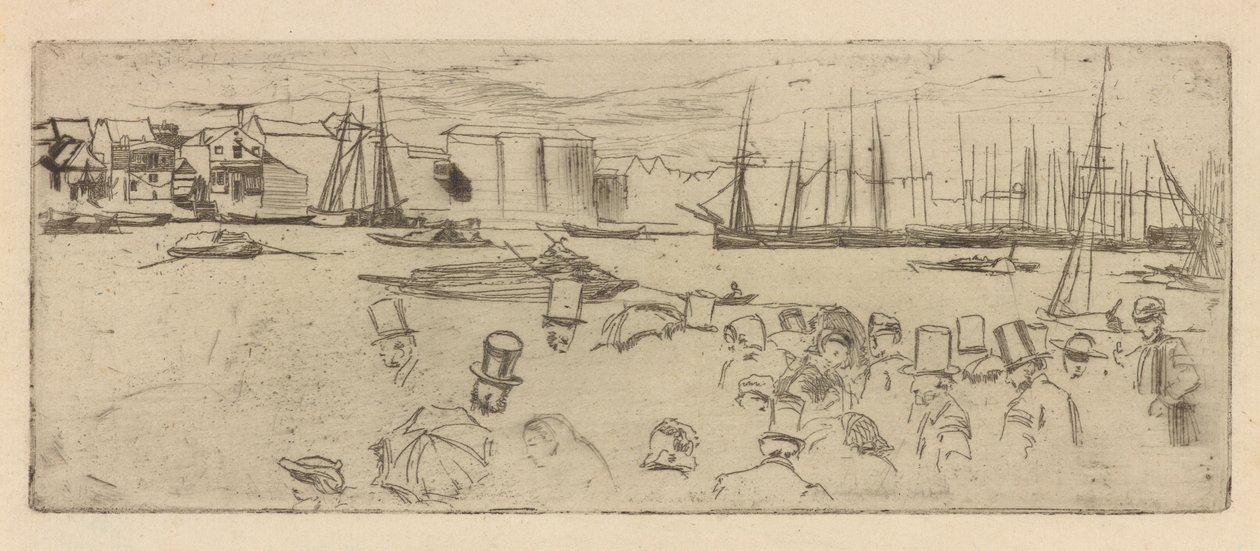 Penny Passengers, Limehouse od James Abbott McNeill Whistler