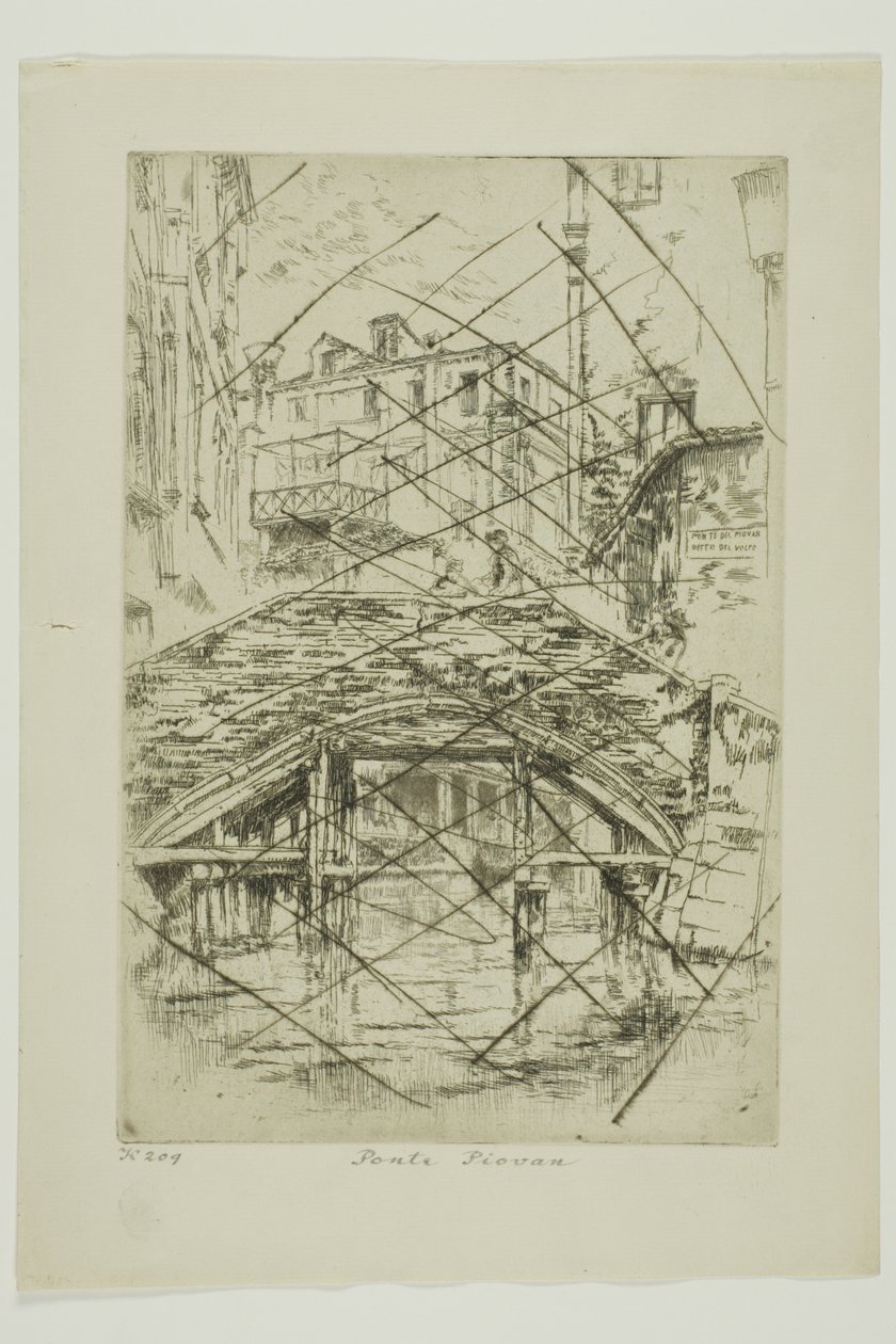 Piovanův most od James Abbott McNeill Whistler