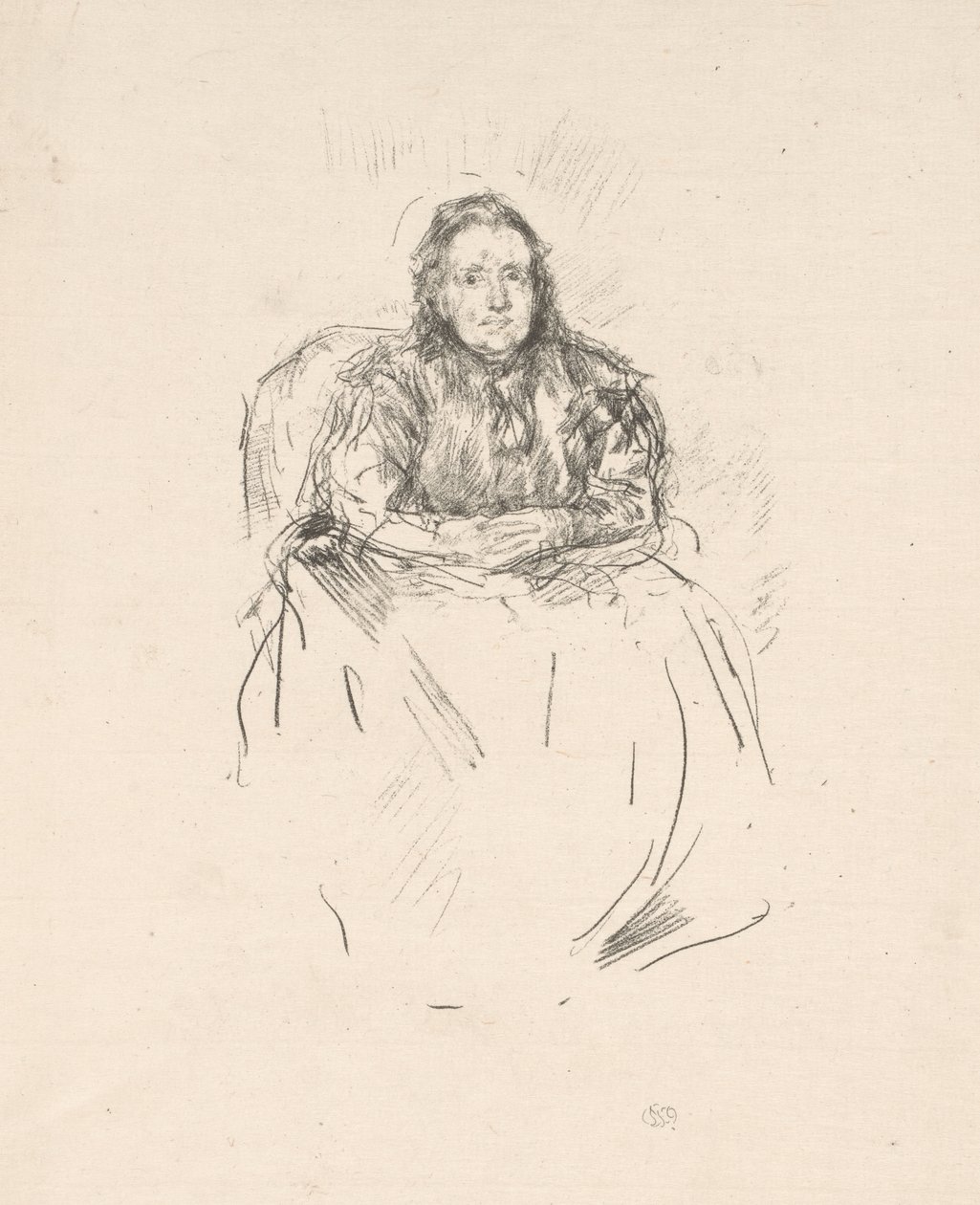 Portrétní studie: paní Philipová od James Abbott McNeill Whistler