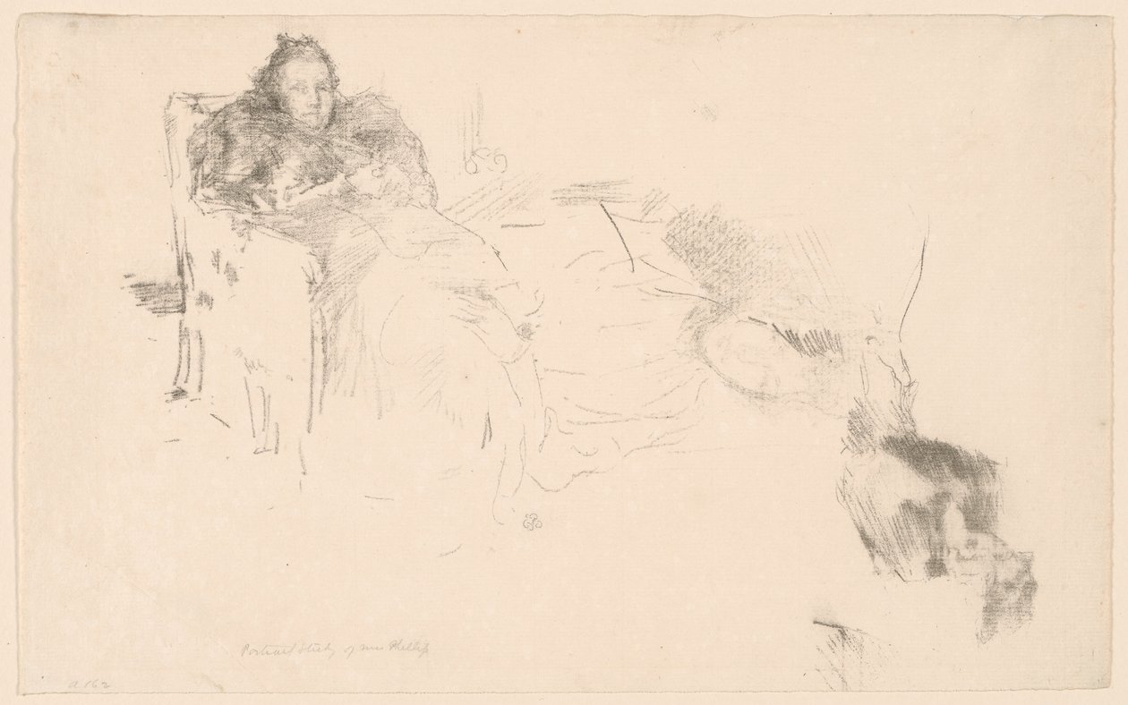 Portrétní studie: paní Philipová, č. 4 [Studie společnosti Philips] od James Abbott McNeill Whistler
