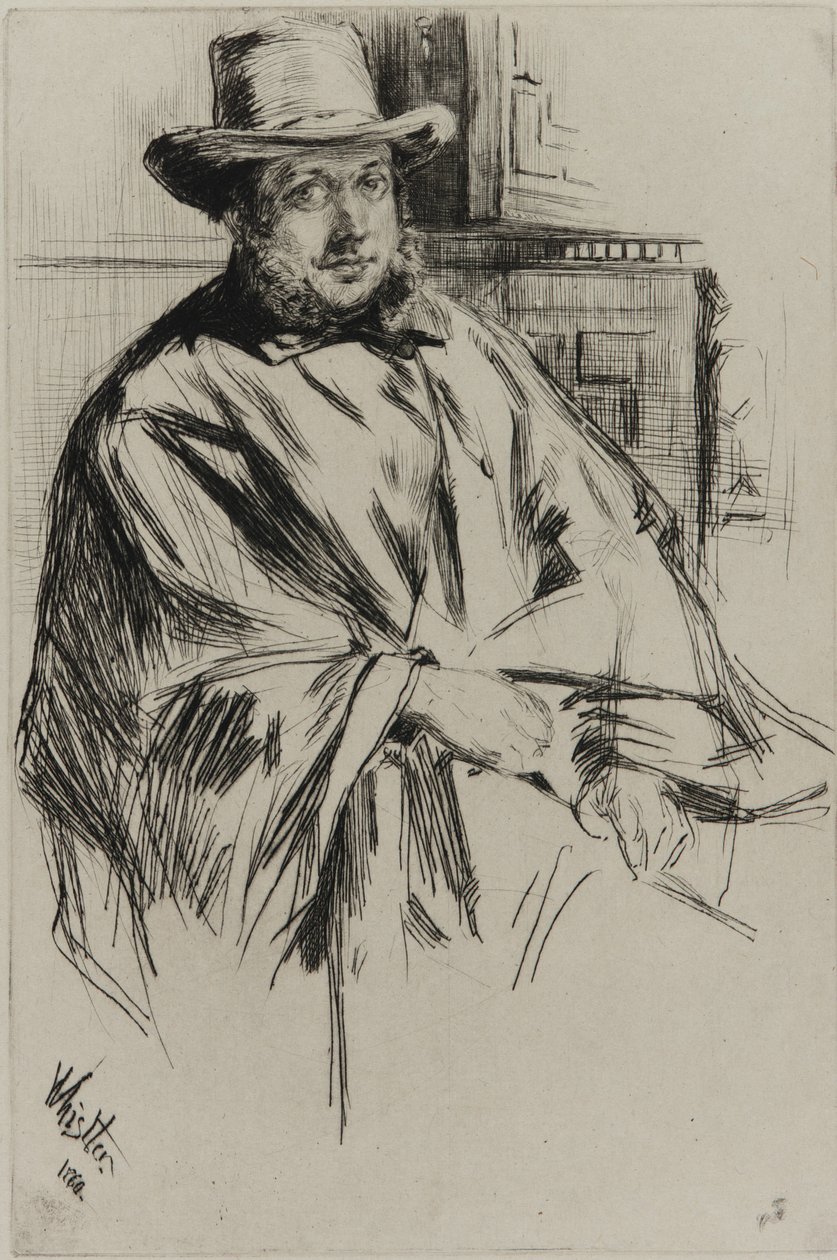 Portrét muže od James Abbott McNeill Whistler