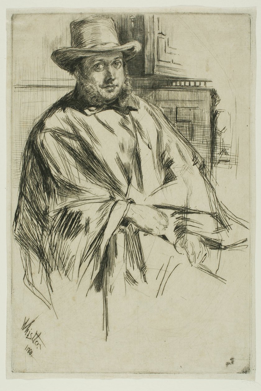 Portrét muže od James Abbott McNeill Whistler