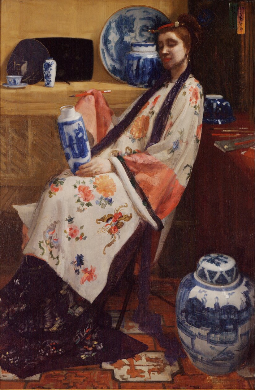 Fialová a růžová: Lange Leizen šesti značek od James McNeill Whistler
