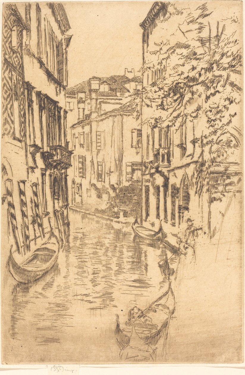 Tichý kanál od James Abbott McNeill Whistler