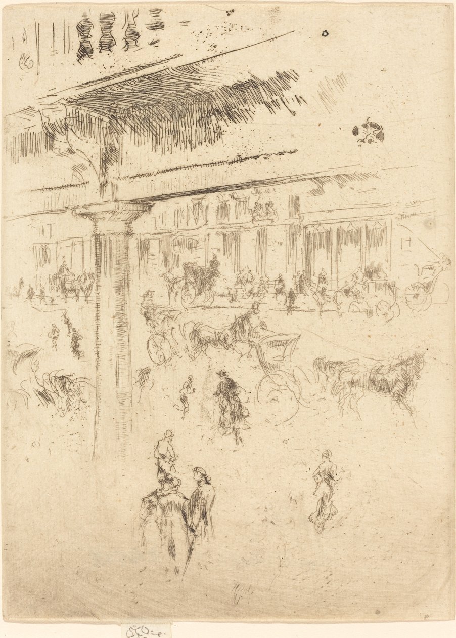 Regentův kvadrant od James Abbott McNeill Whistler