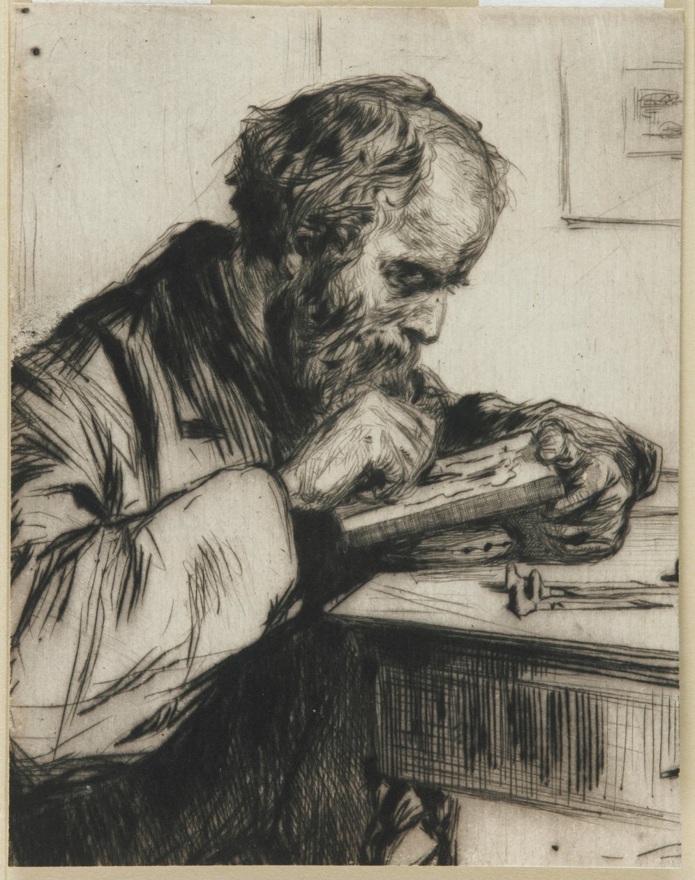 Riault (Dřevorytec) od James Abbott McNeill Whistler