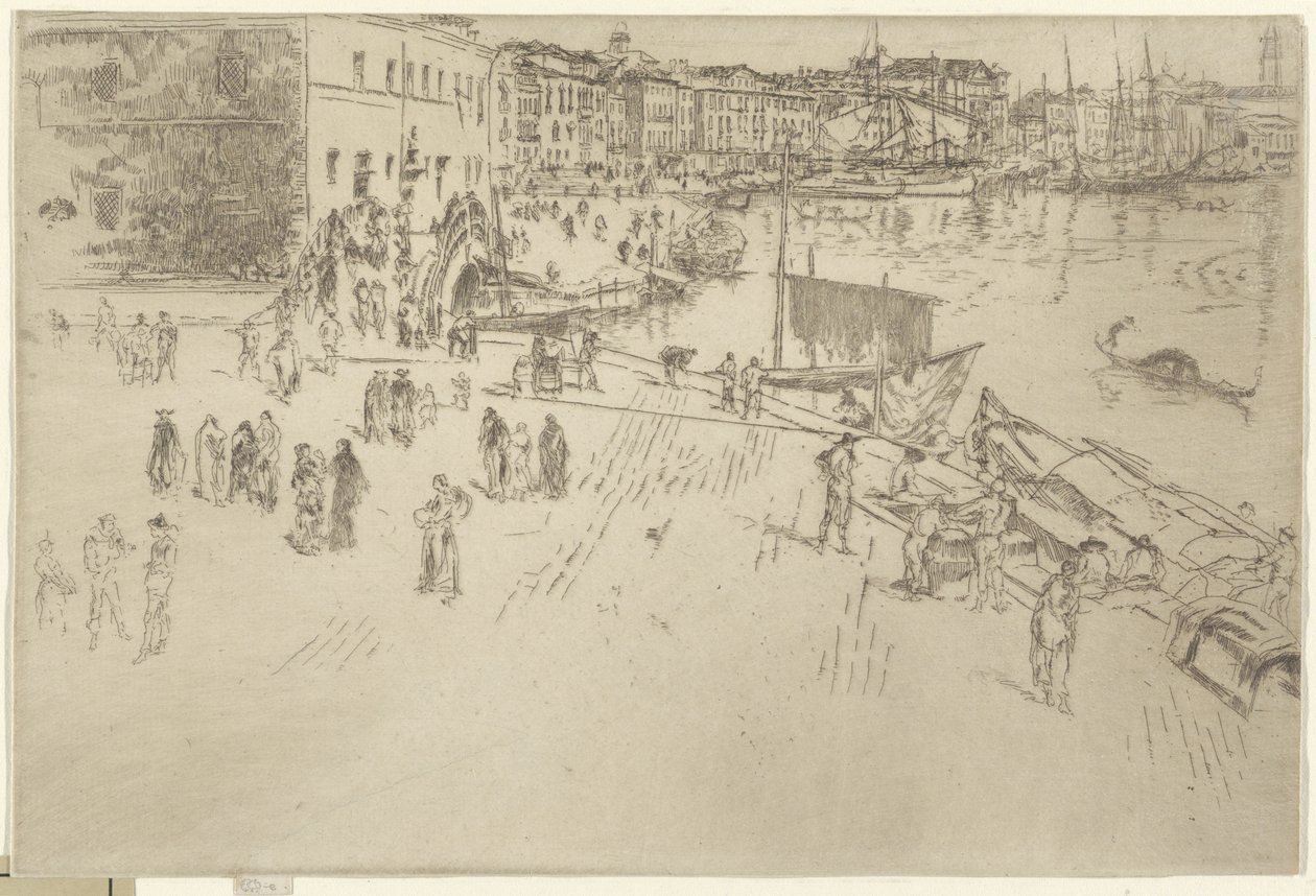 Riva, č. 1 od James Abbott McNeill Whistler