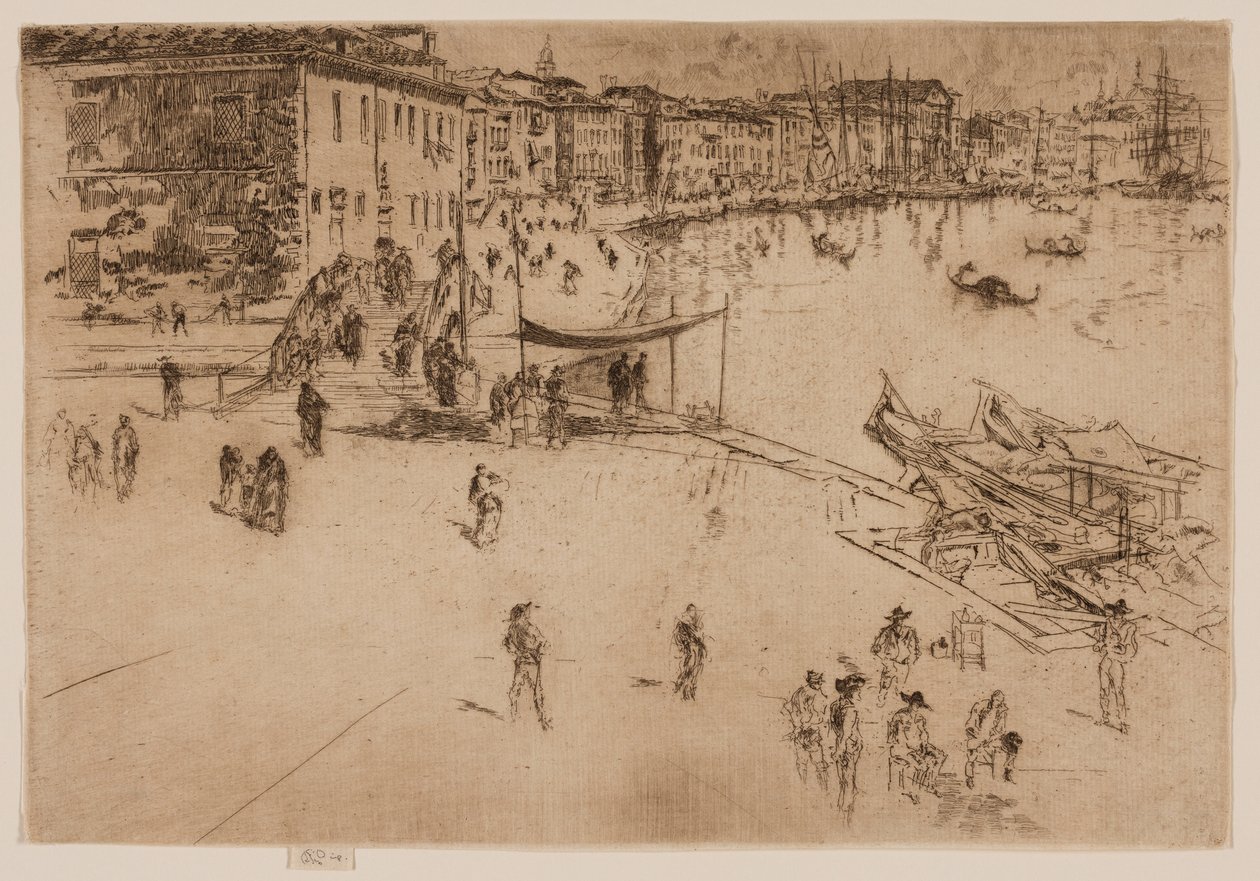 Riva, č. 2 od James Abbott McNeill Whistler