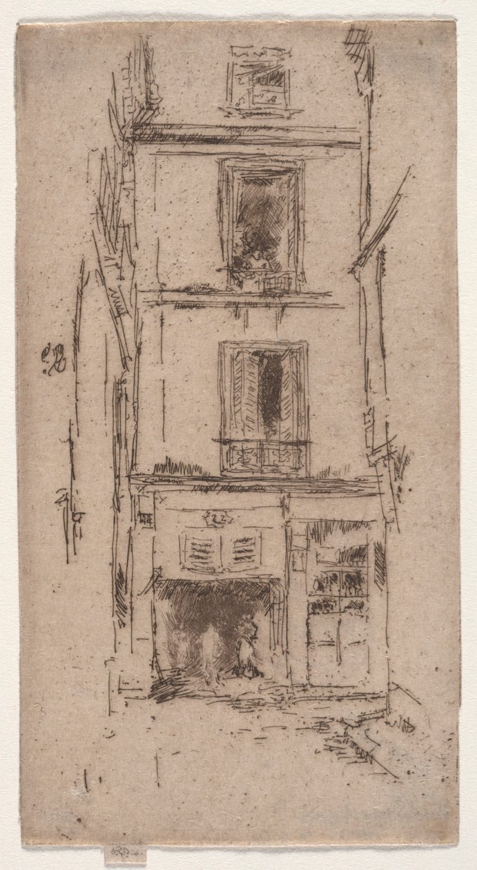 Rue des Bons Enfants, Tours od James McNeill Whistler