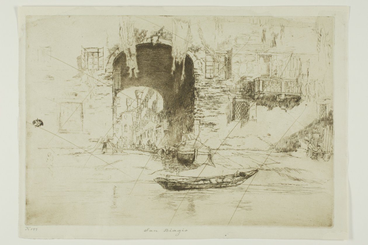 Svatý Blažej od James McNeill Whistler