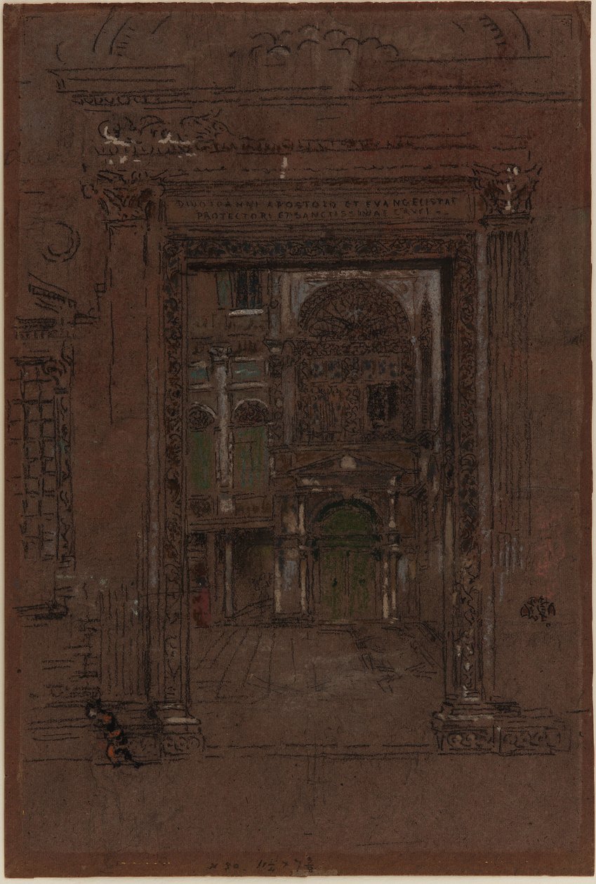 Svatý Jan apoštol a evangelisté od James Abbott McNeill Whistler