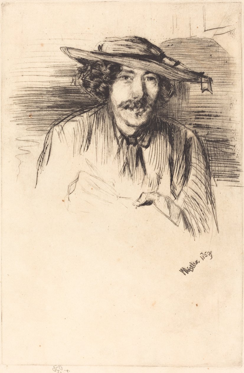 Autoportrét od James Abbott McNeill Whistler