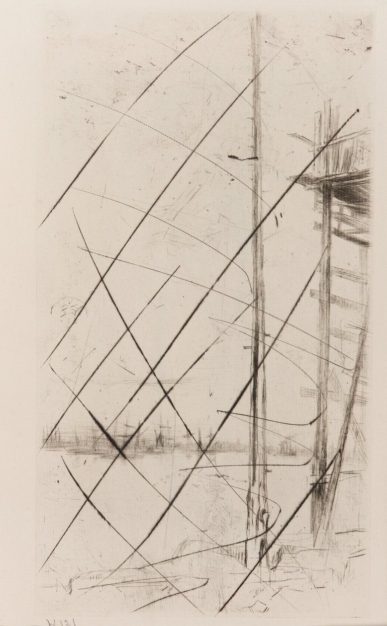 Loděřský dvůr, Liverpool od James Abbott McNeill Whistler