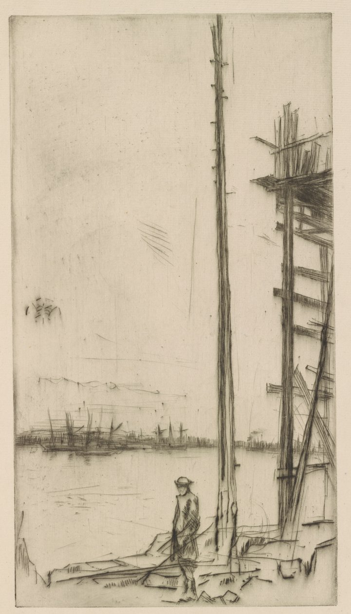 Loděřský dvůr, Liverpool od James Abbott McNeill Whistler