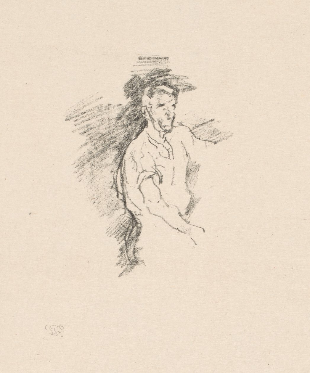 Náčrt kováře od James Abbott McNeill Whistler