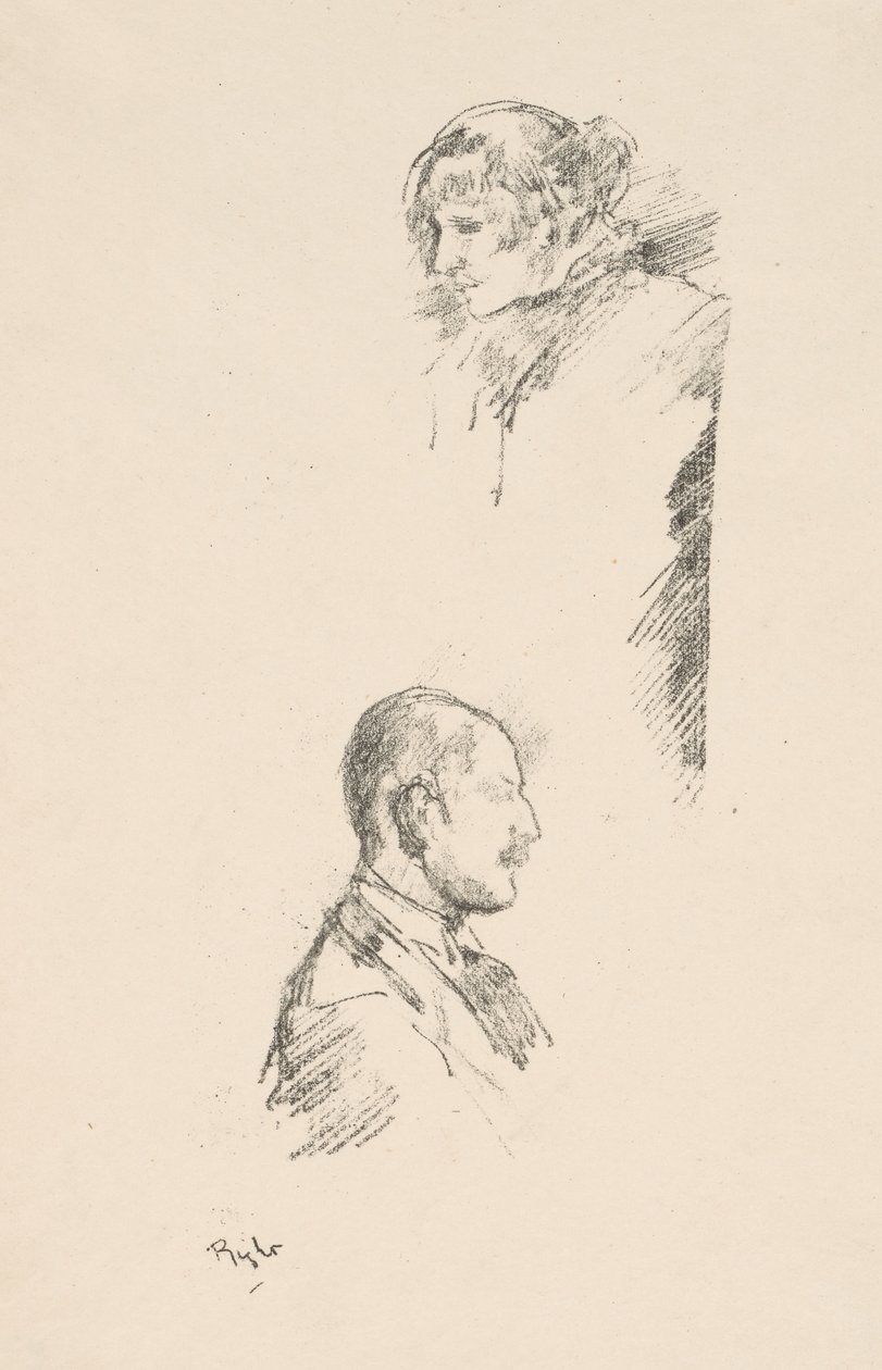 Náčrtky slečny Philipové a pana A. Studda od James Abbott McNeill Whistler