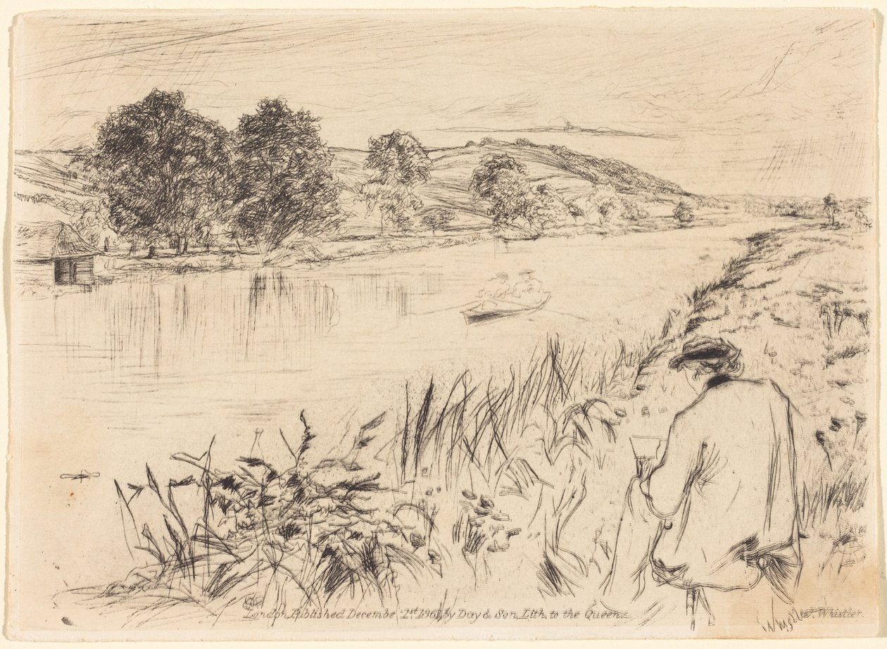 Skica, č. 1 od James McNeill Whistler