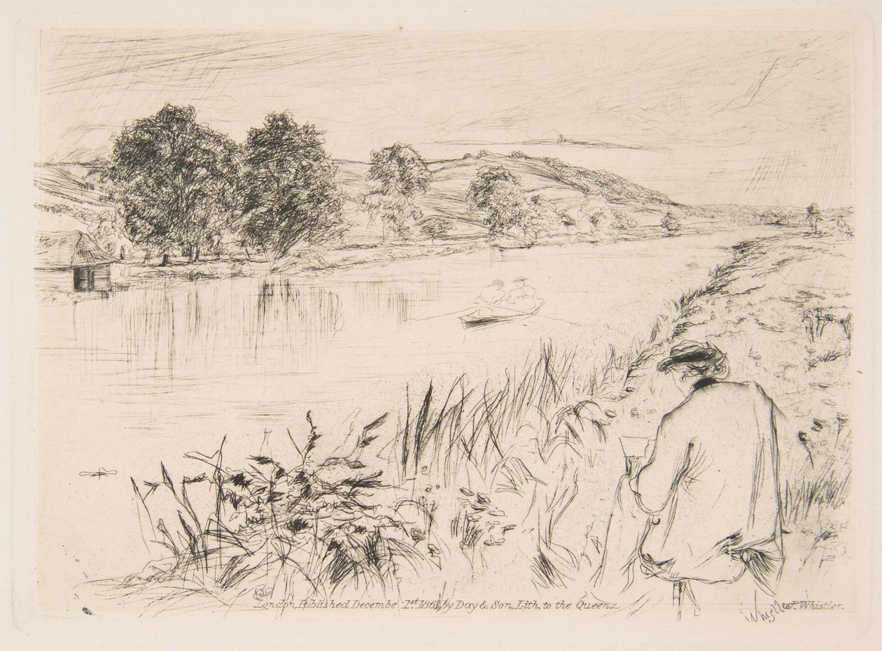 Skica, č. 1 od James McNeill Whistler