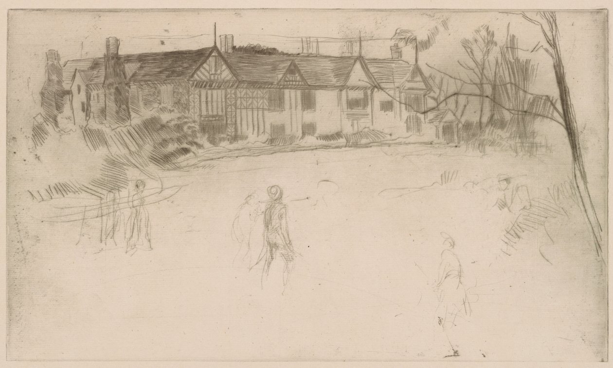 Speke Hall od James Abbott McNeill Whistler