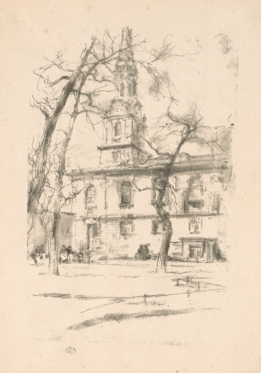 St. Giles-in-the-Fields od James Abbott McNeill Whistler