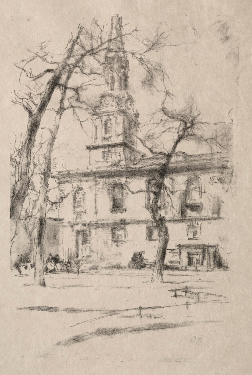 St. Giles-in-the-Fields od James McNeill Whistler
