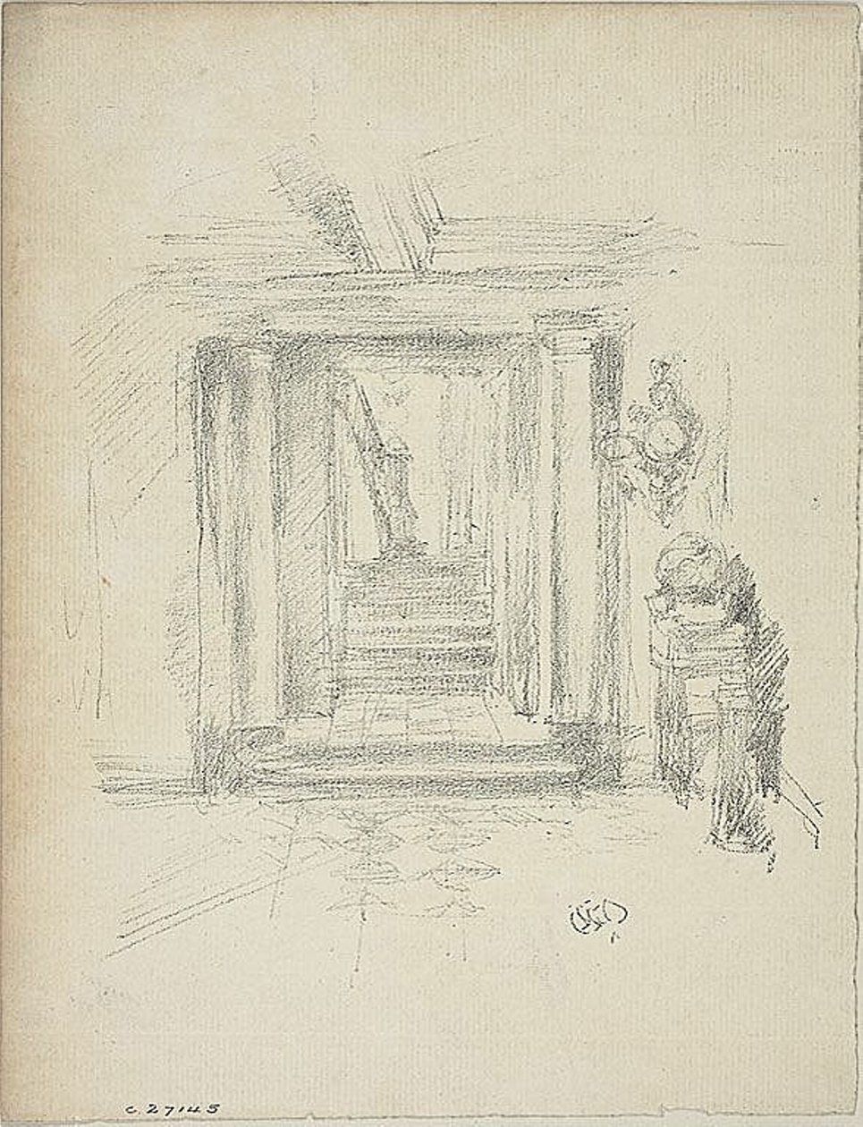 Schodiště od James Abbott McNeill Whistler