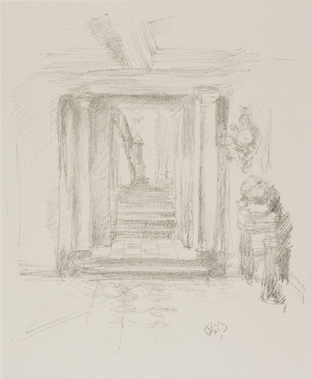 Schodiště od James Abbott McNeill Whistler