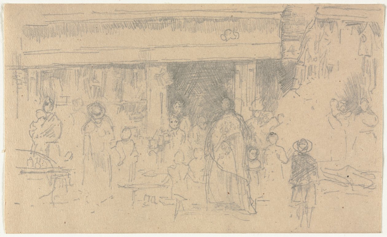 Pohled na ulici od James McNeill Whistler