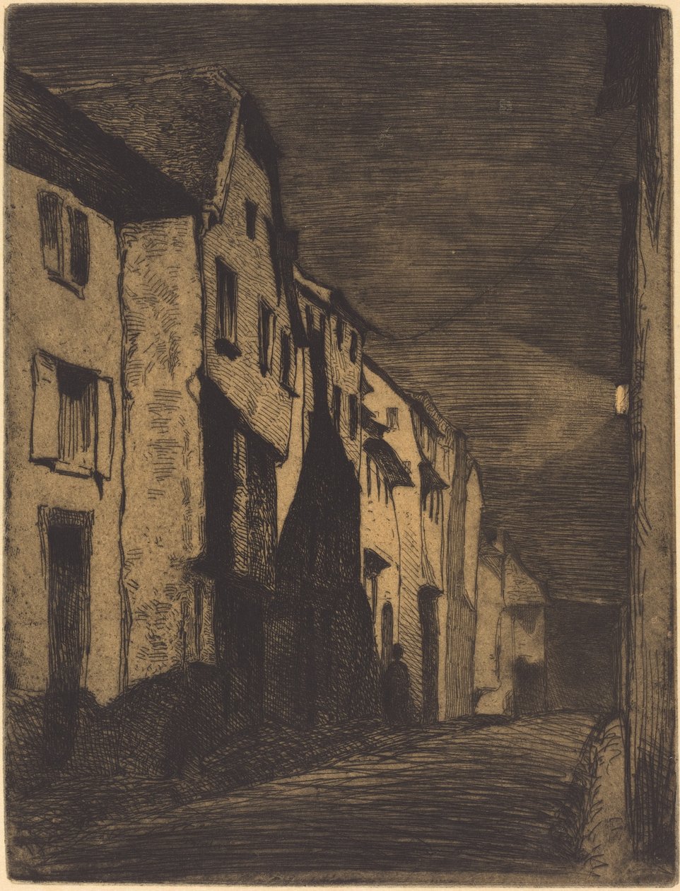 Ulice v Saverne od James Abbott McNeill Whistler