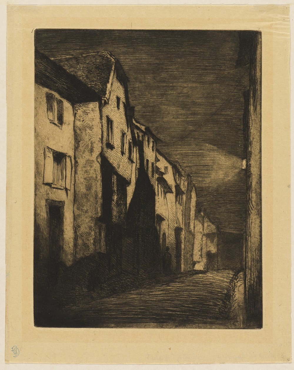 Ulice v Saverne od James Abbott McNeill Whistler